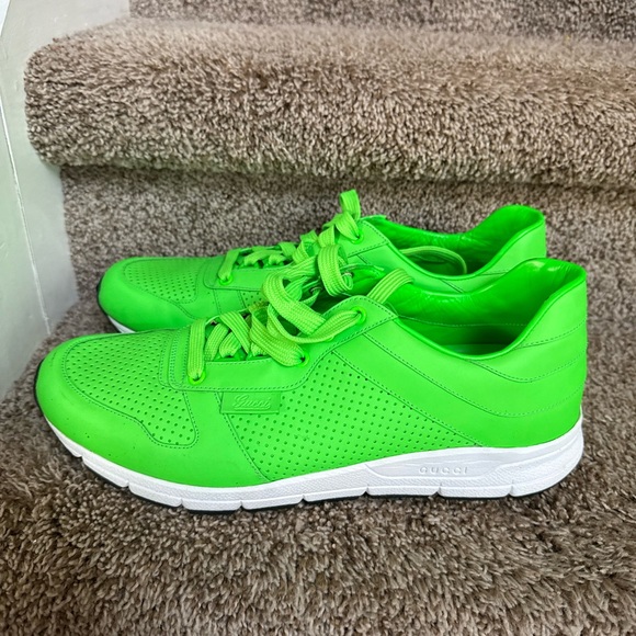Gucci Men's Neon Green Sneakers